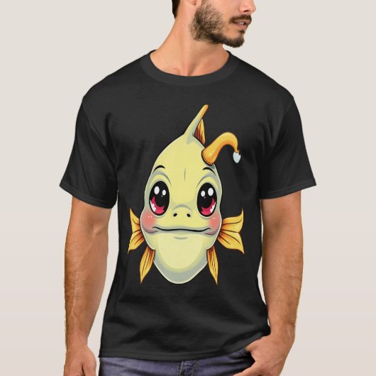 おかしい魚 Tシャツ (正面)