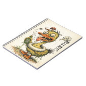 おかしい鳩が不思議な飲み物を飲んでいる ノートブック (左側)