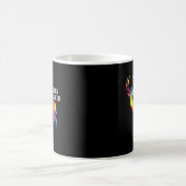 おかしい鹿のレズビアン・パロディLGBTプライドデザイン コーヒーマグカップ (中央)