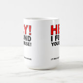 おかしい鼻の面白いマグカップ コーヒーマグカップ (中央)
