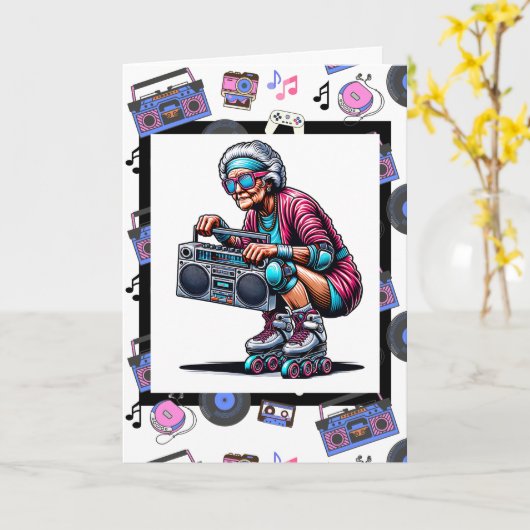 おかしい カード (黄色い花)