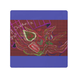 おかしい コミック メタル ウォール アート