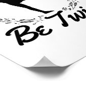 おかしい |バトントリング踊りダンスギフトアイディア ポスター (角)