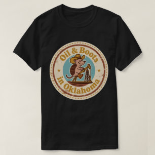 おかしい ビンテージ オクラホマ アルマジロ カウボーイ レトロ Tシャツ