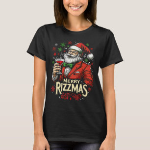 おかしい メリー リズマス サンタ クリスマス Tシャツ