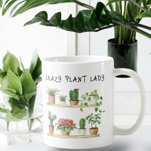 おかしい 植物好きな女性 ガーデニング愛好家 コーヒーマグカップ