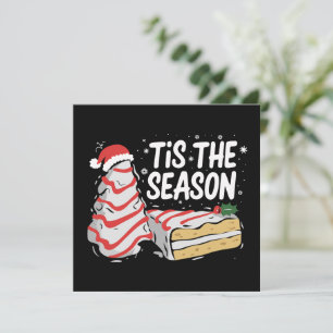 おかしい Tis The Season クリスマスツリーケーキ デビー シーズンカード