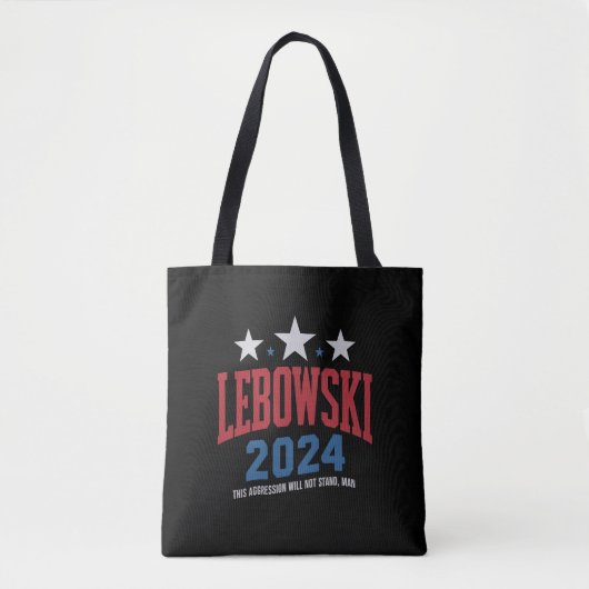 おかしいLebowski政治選挙投票2024 トートバッグ (正面)