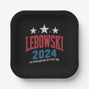 おかしいLebowski政治選挙投票2024 ペーパープレート