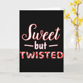 おかしくてかわいい、甘くて歪んだ カード (黄色い花)