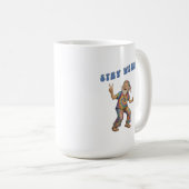 おかしく生きろ、オールドマン タイダイ コーヒーマグカップ (正面右)