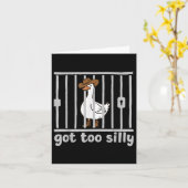 おかしすぎて 馬鹿 馬 面白いユーモア ミーム 動物カウガル カード (黄色い花)