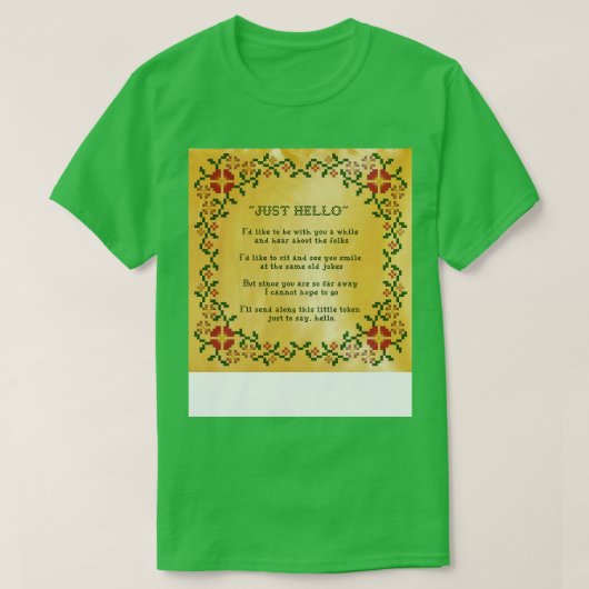 おかしなカップルこんにちは Tシャツ (デザイン正面)