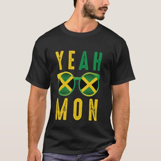 おかしなシャツ – チーム・ジャマイカ Tシャツ (正面)