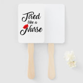 おかしなナースシャツ。1 ハンドファン (正面&裏面)