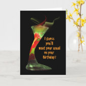 おかしなハロウィンの誕生日 カード (黄色い花)