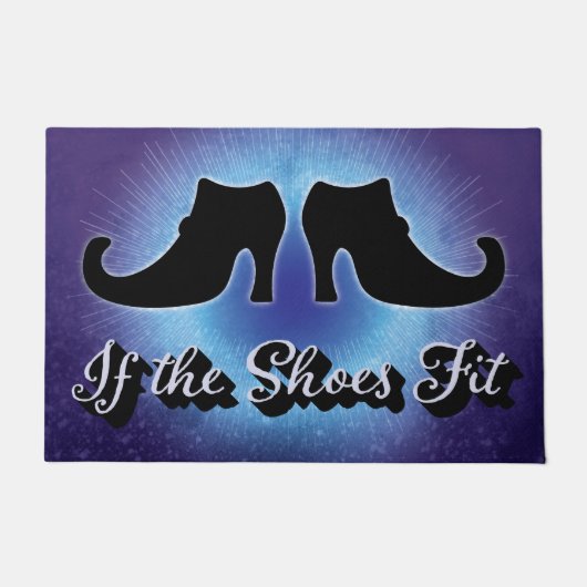 おかしなハロウィンの魔女 ドアマット (正面)