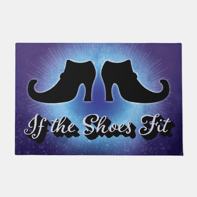 おかしなハロウィンの魔女 ドアマット (正面)