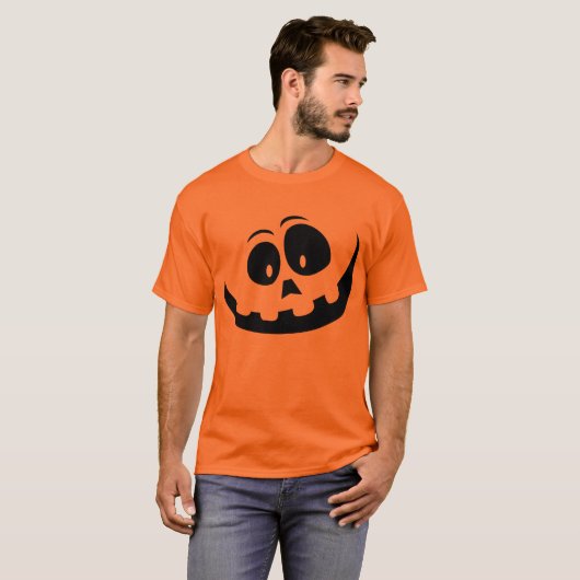 おかしなハロウィンシャツのカボチャtシャツ tシャツ (正面フル)