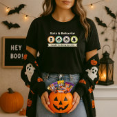 おかしなハロウィンシャツ；こうもりと動作 Tシャツ