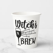 おかしなハロウィン魔女の醸造飲料 紙コップ (正面)
