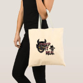 おかしなハロウィン エッジーでホラーな トートバッグ (正面(商品))