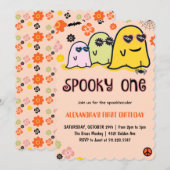 おかしなハロウィン 誕生日招待状 招待状 (正面/裏面)