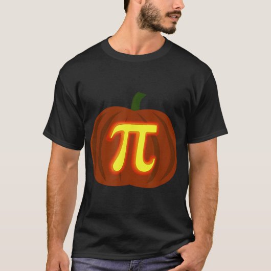 おかしなハロウィーンと感謝祭カボチャPi数学 Tシャツ (正面)