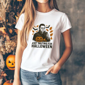おかしなハロウィーンの女性のTシャツ Tシャツ