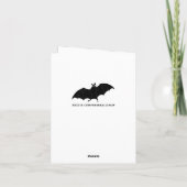 おかしなハロウィーンの挨拶 シーズンカード (裏面)