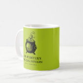 おかしなハロウィーングリーンの魔法のポーション コーヒーマグカップ (正面左)