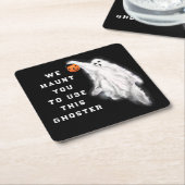 おかしなハロウィーンパーティー スクエアペーパーコースター (アングル)