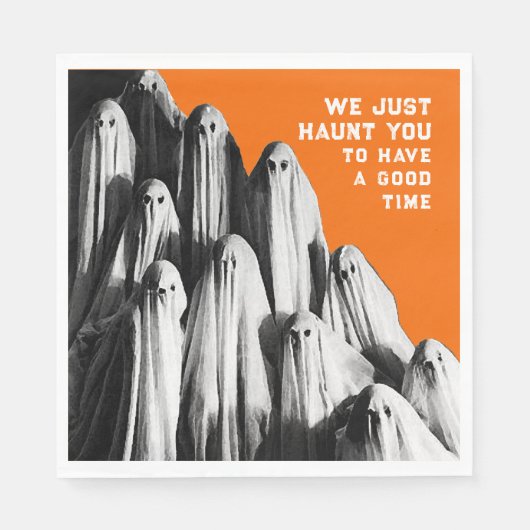 おかしなハロウィーンパーティー スタンダードランチョンナプキン (正面)