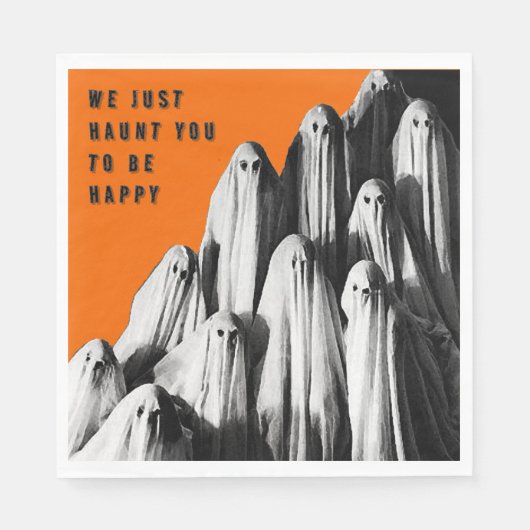 おかしなハロウィーンパーティー スタンダードランチョンナプキン (正面)