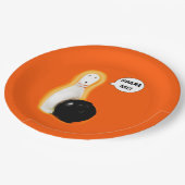 おかしなハロウィーンパーティー ペーパープレート (アングル)