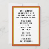 おかしなハロウィーンパーティー 招待状 (裏面)
