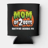 おかしなハロウィーン何も怖い私の母の2人の男の子 缶クーラー (正面)