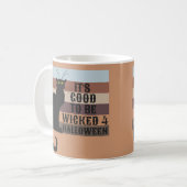 おかしなハロウィーン猫って良かった コーヒーマグカップ (正面左)