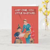 おかしなハロウィーン、たった一人 カード (黄色い花)