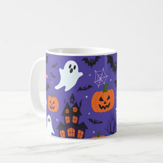 おかしなハロウィーン コーヒーマグカップ (正面左)