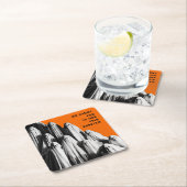 おかしなハロウィーン スクエアペーパーコースター (インサイチュ)