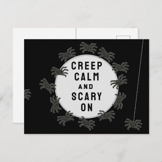 おかしなハロウィーン ポストカード (正面/裏面)