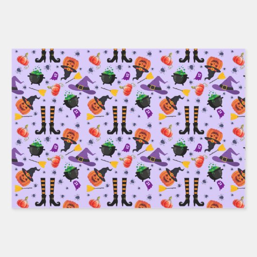 おかしなハロウィーン ラッピングペーパーシート (正面2)