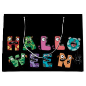 おかしなハロウィーン ラージペーパーバッグ (正面)