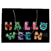 おかしなハロウィーン ラージペーパーバッグ (裏面)