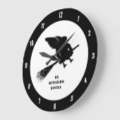 おかしなハロウィーン ラージ壁時計 (傾斜)