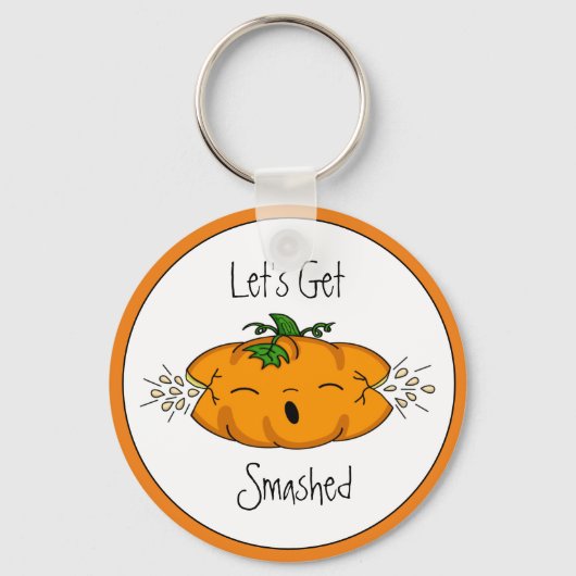 おかしなハロウィーン | Let's Get Smash |カボチャ キーホルダー (正面)