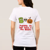 おかしなハロウィーンBOOデザイン – かわいいフランケンシュタイン トライブレンドＴシャツ (裏面)