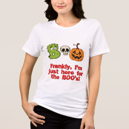 おかしなハロウィーンBOOデザイン – かわいいフランケンシュタイン トライブレンドＴシャツ