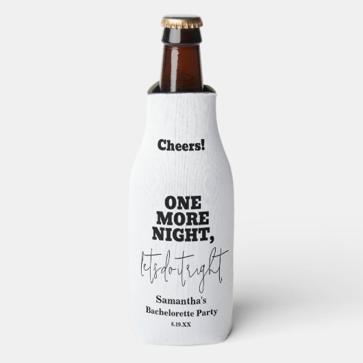 おかしなバチェロレット党 ボトルクーラー (ボトル正面)